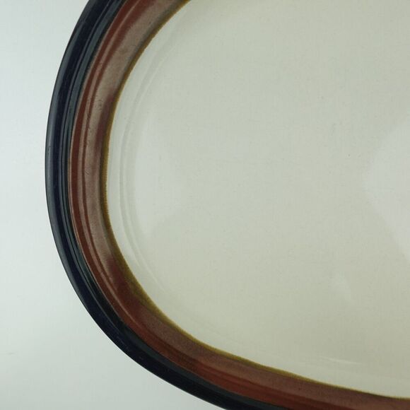 Mikasa Potter Art Oval Serving Platter Pattern Fire Song 15" Ben Seibel Design - Picture 2 of 8